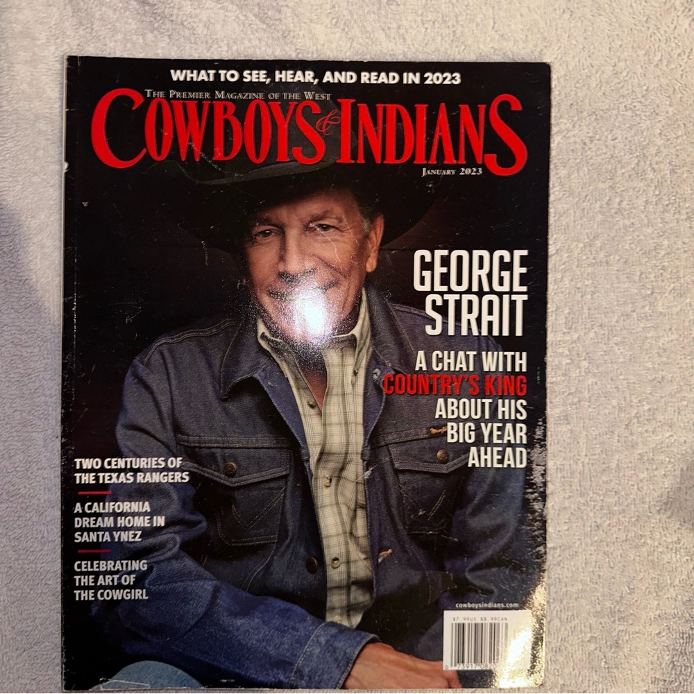 EUC Cowboys & Indians Magazine January 2023 Features George Strait Cover 168 Pg